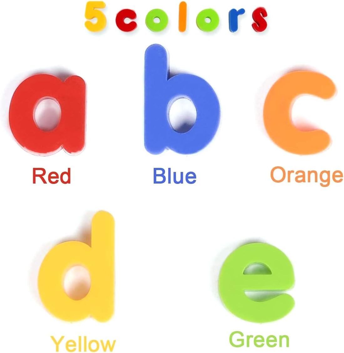 106Pcs Letters and Numbers, Alphabet Refrigerator for Kids Learning, For