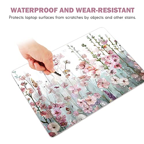 Image of DINKY Laptop Skin Sticker Decal, 12 inch 13 inch 13.3 inch 14 inch 15 inch 15.4 inch 15.6 inch Laptop Universal Reusable Vinyl Skin Stickers Cover Art Decal Notebook PC Personalized Protector-Wildwill Flora