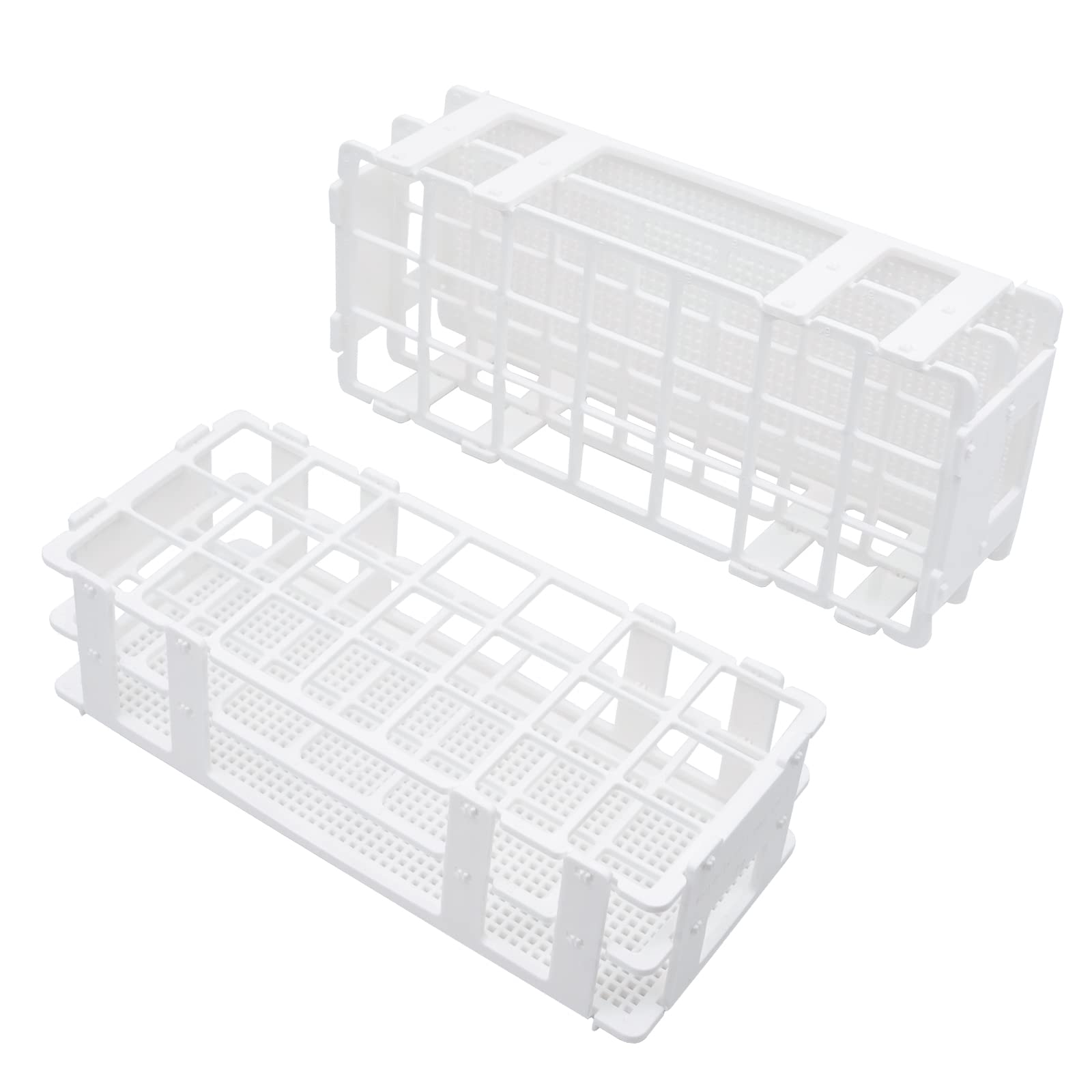 Soporte de tubo de ensayo de plástico 30mm 21 agujeros 3 uds para laboratorio educativo
