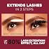 L'Oreal Paris Makeup Double Extend Tubing Mascara, Lengthening 2 Step Mascara, Smudgeproof, Black