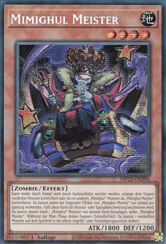 Mimighul Meister MP25-DE096 Secret Rare Deutsch Boosterfrisch 1. Auflage - 2025 Mega-Pack Tin - mit ReCollectibles-Versandschutz - für Yu-Gi-Oh!