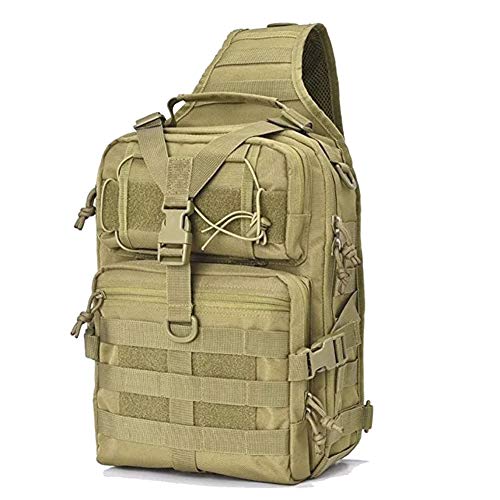 Surenhap Taktischer Rucksack Militärische Brusttasche Tagesrucksack mit großer Kapazität Taktische Tasche Brusttasche