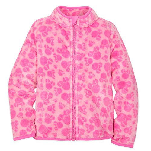 Disney Minnie Mouse Pink Zip Fleece Jacket for Kids - Multi