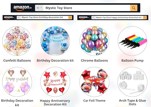 Image of Pack of 5 Heart Balloons for Happy Birthday Decoration Gold Kit Baby Boys Girls Kids Men Women Car Boot Living Room Heart Shaped Foil Balloon Set Items Golden