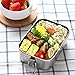 G.a HOMEFAVOR Bento Lunch Box, Stainless Steel Lunch Containers Leakproof, Metal Lunch Containers for Adults, 800 ml, Dishwasher Safe, BPA Free