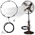 LANDGARDEN Outdoor Misting Fan Kit for a Cool Patio Breeze,Water Mister Spray for Cooling Outdoor,19.36FT (5.9M) Misting Line + 5 Brass Mist Nozzles + a Brass Adapter(3/4) Fit to Any Outdoor Fan