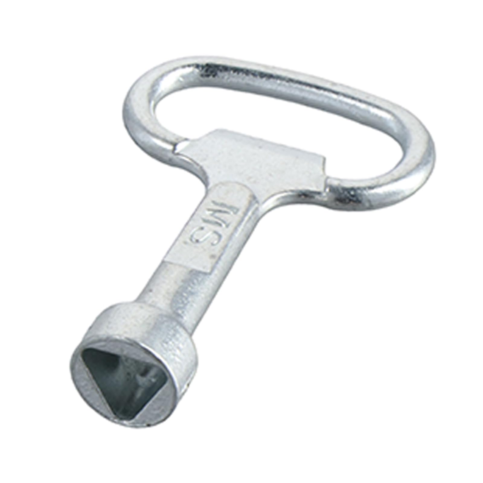 Fuuglan Triangle Key Functional Key Zinc Alloy Plumbers Key Utility Keys For Electric Cabinet Locks And