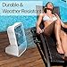 Arctic Air Outdoor Evaporative Cooler, Portable & Ultra-Quiet Air Cooler with 4 Fan Speeds, USB Rechargeable, 6-Hour Battery Life, Great for the Beach, Pool, Deck, Garden & More,White