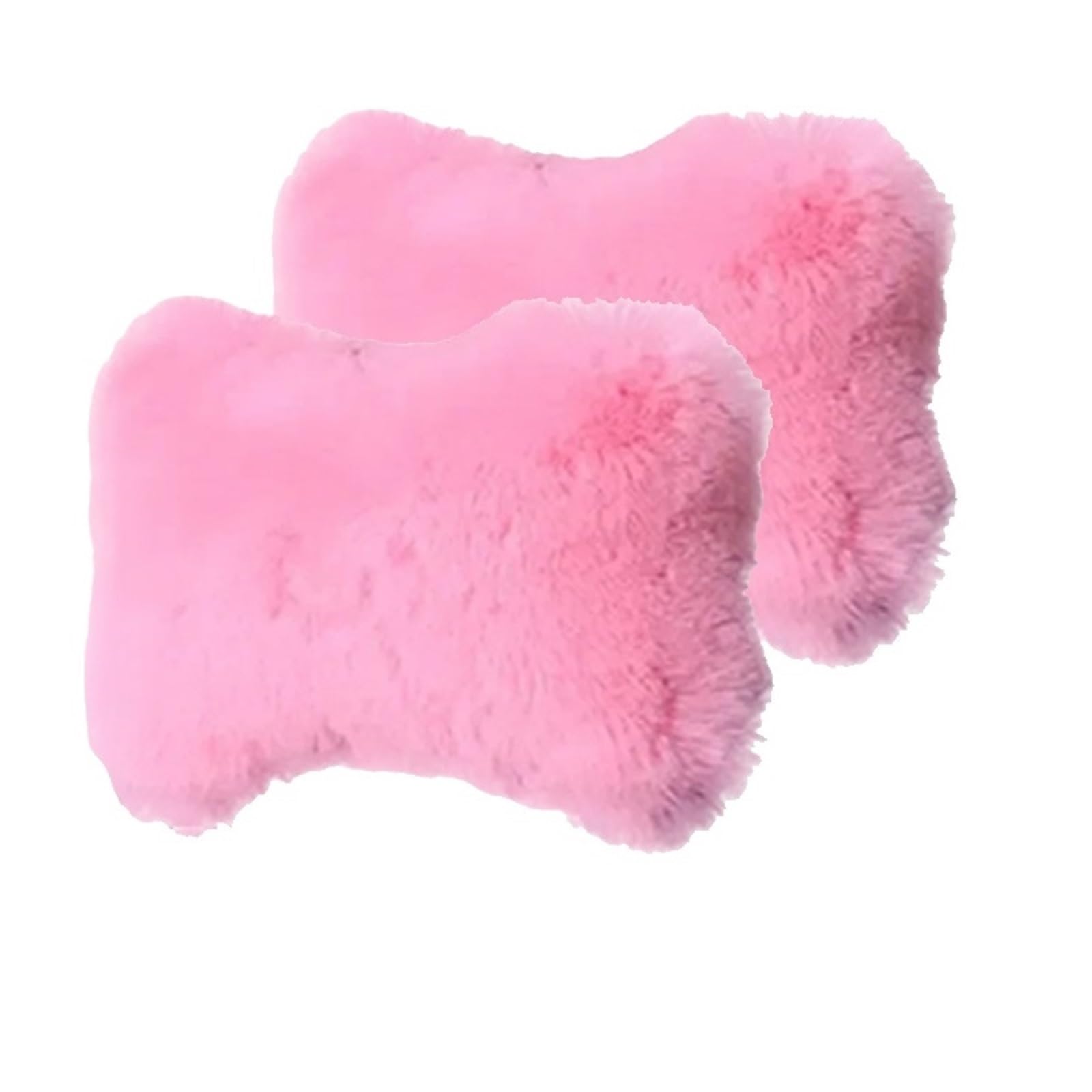 JKELPV Car Seat Pillow 1Pc Winter Car Neck Pillow Plush Car Seat Neck Rest Comfort Warmth Interior Accessories Headrest Pillow