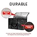 NZ home Durable XXL PRO Insulated Cooler Bag and Food Warmer for Delivery & Grocery Shopping with Zippered Top, Black Commercial Grade (1 Pack)