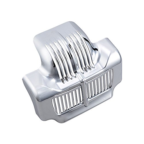 Anzios Chrome Plated Stock Oil Cooler Cover Compatible with Harley Touring Road Street Glides 2011-2016