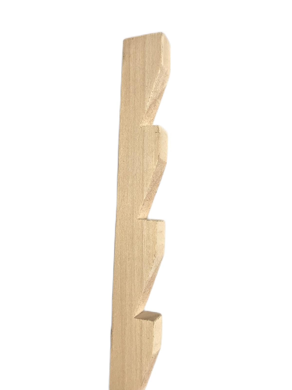 Sawtooth Shelf Bracket and Cleat System for Kitchen, Office, Bedroom, Living Room, Garage, Hallway, Garden Office (Tulip, Bracket 22mm x 12mm x 2400mm)