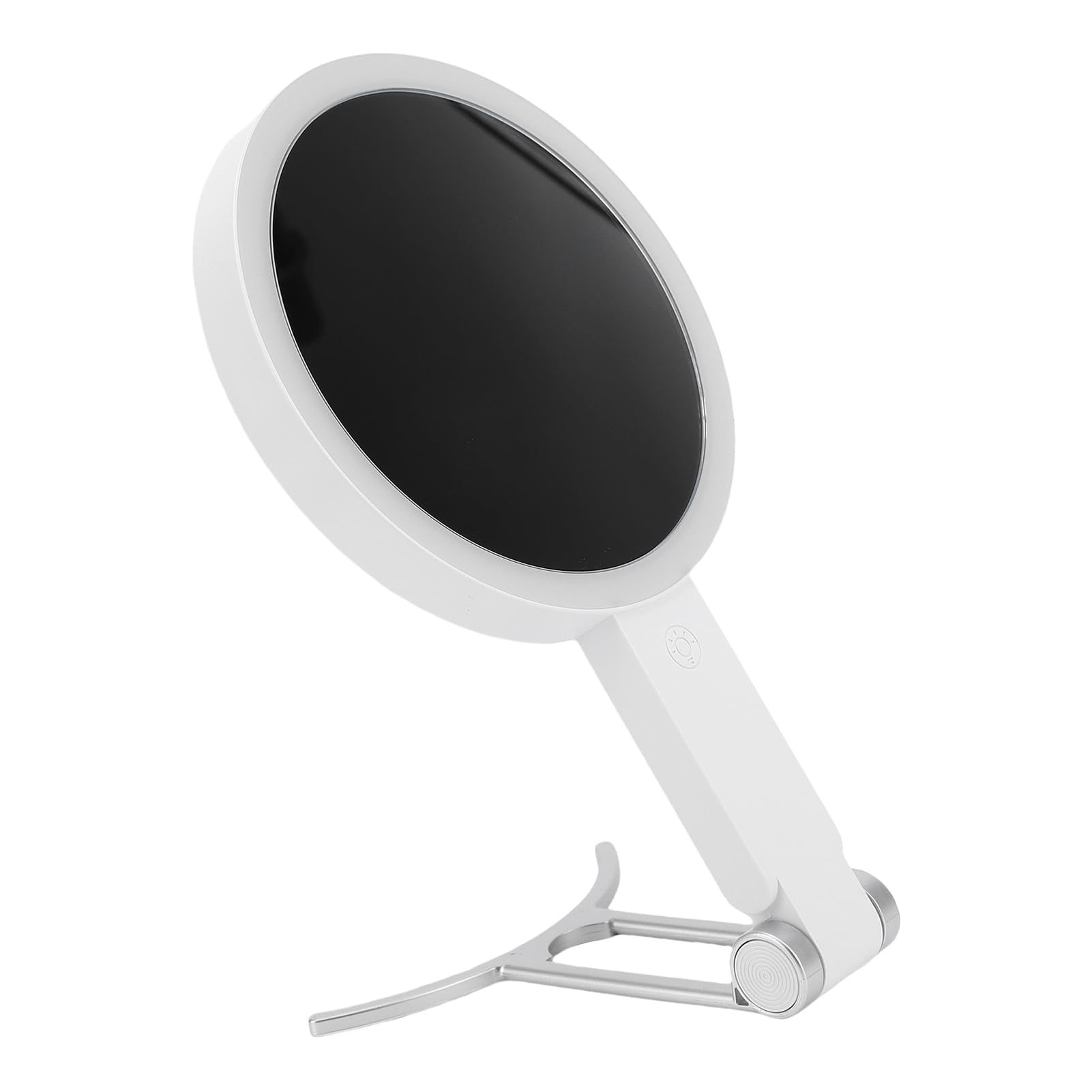 Specchio trucco a LED su entrambi i lati con luce LED luminosa e ingrandimento 10x, per applicazione trucco e cura della pelle, formato portatile