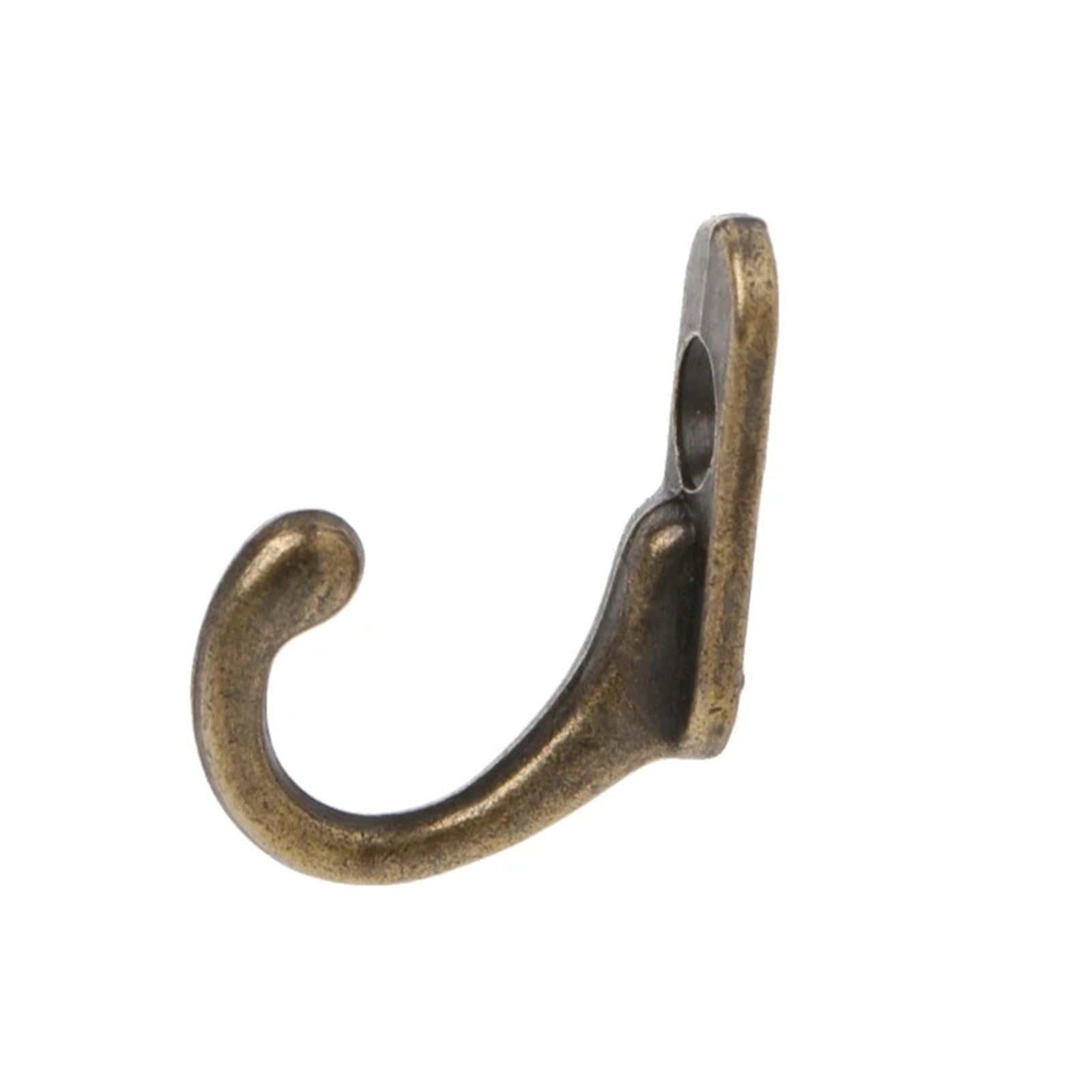 Yusuzh One Color 10Pcs Zinc Alloy Coat Hooks Vintage Bronze Hangers Multi-Purpose Wall Hook Door Load Rack Bathroom Kitchen For Mudroom,Closet