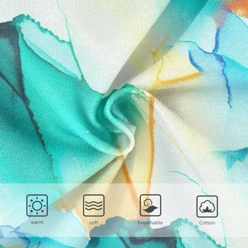 Joisal Personalized Girls Underwear Toddlers 2t Cotton Cute Panties Girl Chic Watercolor Blue Gradient Briefs Kids Undies3