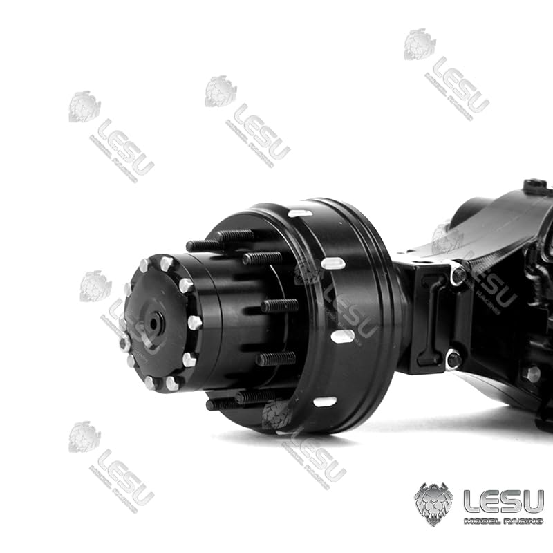 Différentiel essieu arrière métal LESU tracteur camion 1/14
