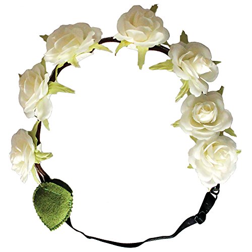 Mia Beauty Flashion Flowers Small white roses with white lights