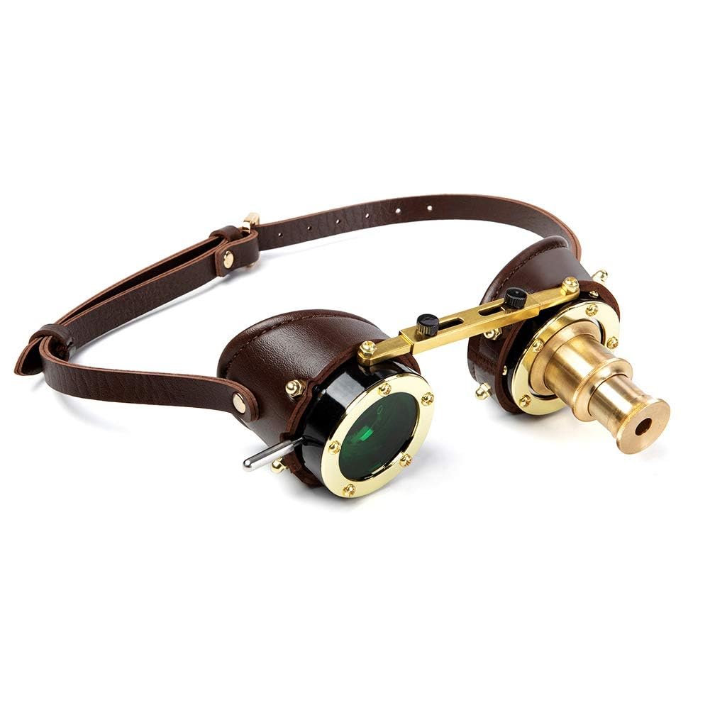 Occhiali di protezione per Halloween, stile steampunk, vittoriano, di lusso, per festival, rave, vintage, saldatura, cosplay