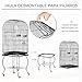 RUVOO Bird Cage Birdcage Metal Bird Cage with Stand and Wheels Large Cage with Removable Tray 4 Doors and 2 Feeders for Macaw Parrots Bird Cages, 53*53*153cm, Black