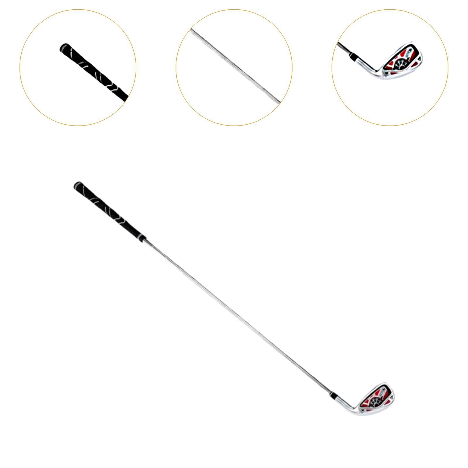 Golfeisen 7 Eisen Golfschläger Golfausrüstung Zinklegierung Kopf Rechtshänder Golf-Übungsschläger für Komfort Bessere Schwungkontrolle