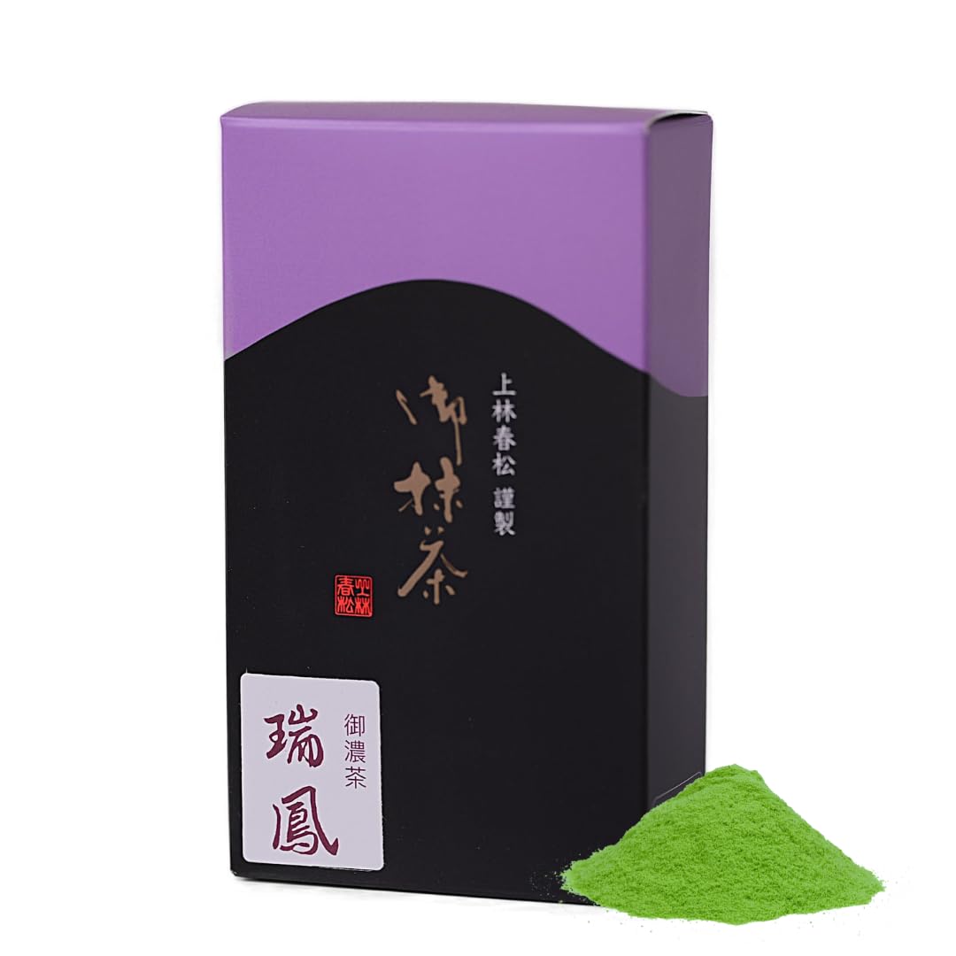 Amazon | 上林春松本店 抹茶 瑞鳳 (Zuiho) 40g箱入【Ceremonial Grade