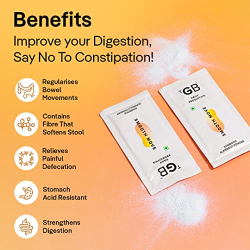 Image of The Good Bug Smooth Move SuperGut Powder|1 Billion CFU of Clinically Proven Strains| Pre + Probiotic + Nutrients|Eases Constipation|Helps Regularise Bowel Movements|30 Days Pack, 30 grams
