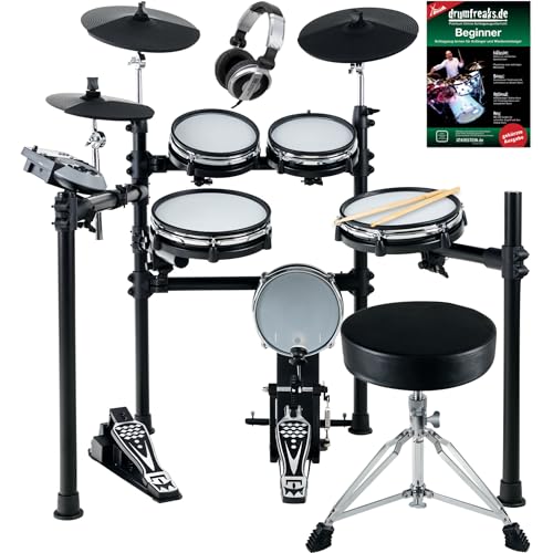 XDrum DD-530 Mesh Heads E-Drum set con taburet y auriculares