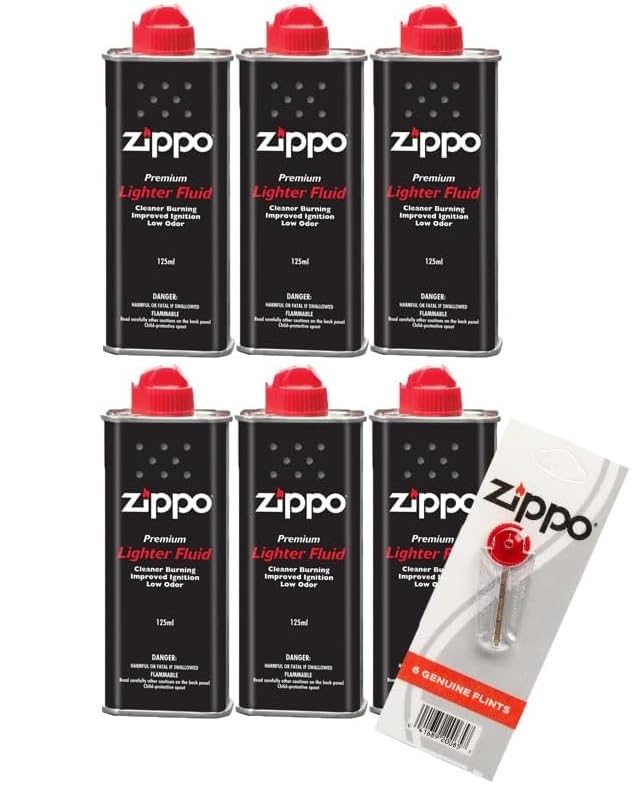 Zippo Lighter Fluid Set 10x Gasoline Original Italy