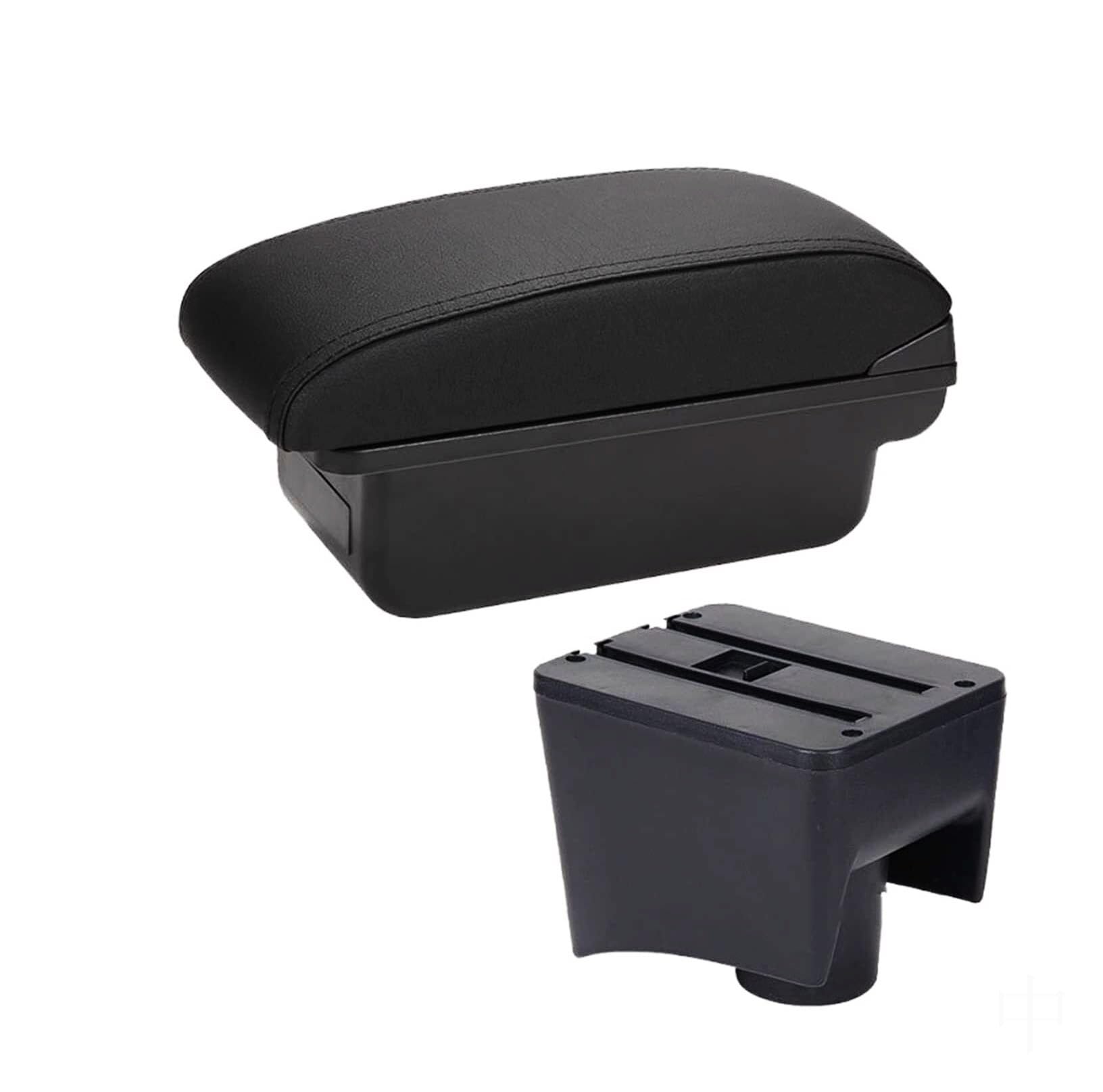 CBCLOPKLCU Centre Console For Vw For Polo Mk5 6R For Vento 2012-2018 Center Console Armrest Storage For Box with USB