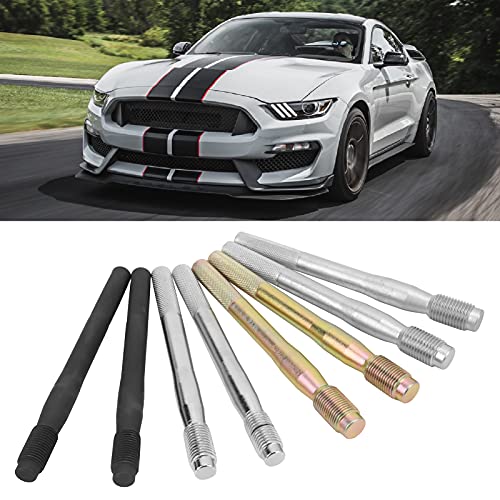 Akozon 8 Stück Radbolzen-Ausrichtungsstift Stahllegierung Ausrichtstift für Radbolzen Radaufhängungsstift Befestigungspositionierungswerkzeuge M14x1,5/1,25 M12x1,5/1,25 für Meisten Autos