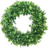 ElaDeco Faux Boxwood Wreath 16