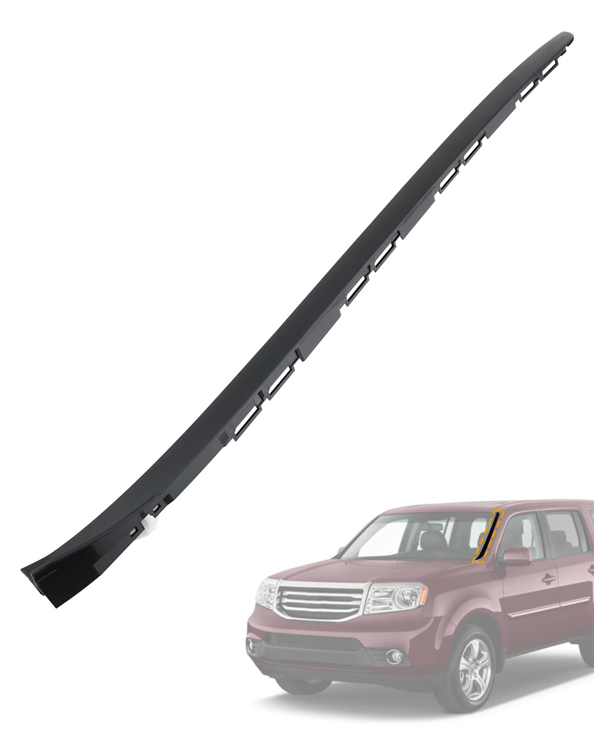 Amazon.com: Windshield Trim Molding, Fit for 2009-2015 Honda Pilot