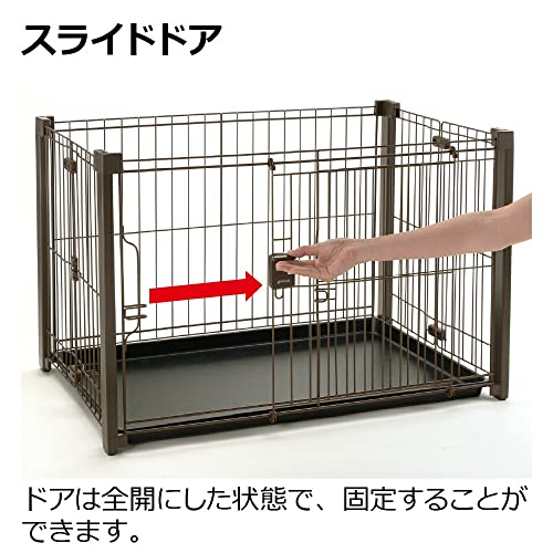リッチェル(Richell) 折りたたみアルミペットサークル 90-60 BR の商品画像 8