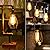 ANWIO Vintage Edison Light Bulb ST21 LED Filament Bulb 8W(60 Watt Equivalent) Dimmable 2500K (Amber Glow) Warm White E26 Medium Base, Amber Glass Cover,6 Pack