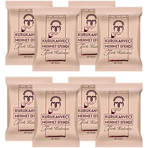 Kurukahveci Mehmet Efendi Turkish Coffee 8 Pack (8 X 100 gr) Cover