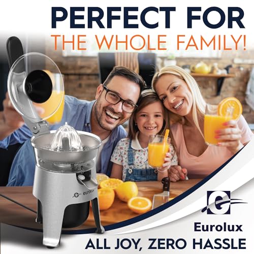 Eurolux 300W Electric Citrus Juicer with Dual Filters — view 5