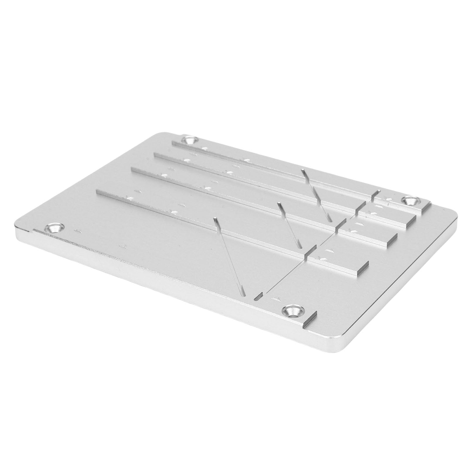 Kit de Bloque de Empalme de Cinta de Carrete Herramienta Profesional de Reparación de Cinta Magnética para Ajustables Revoxsonido para Uso en Estudio Aleación de Aluminio Plata (GREEN)
