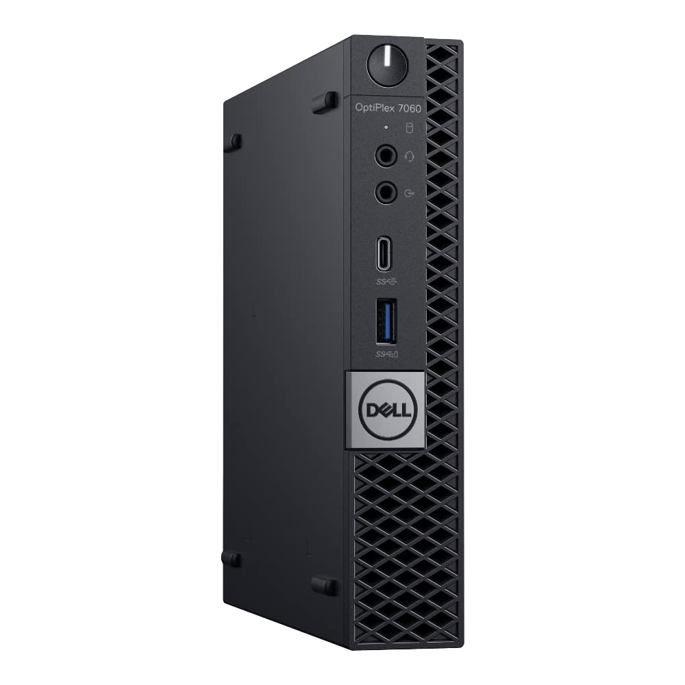 Dell Optiplex 7060 Micro Intel Core i5 8500 256 GB SSD dysk twardy 16 GB pamięci, Windows 11 Pro, komputer stacjonarny, mini PC (odnowiony)