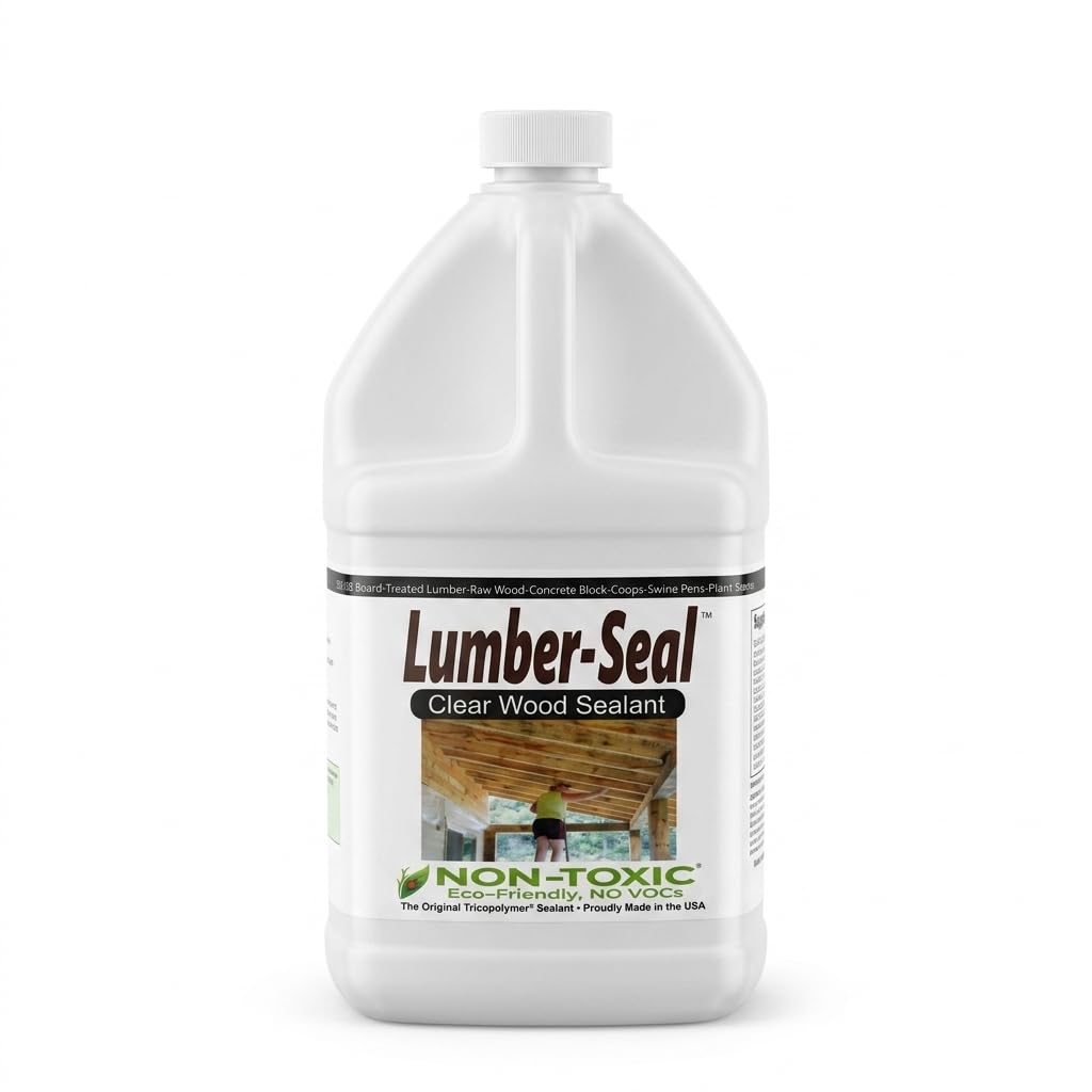 Lumber-Seal Non-Toxic Waterproof Clear Wood Sealant