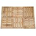 Produktbild vidaXL 6X Holz Terrassenfliesen Braun 50x50cm Klickfliesen Holzfliesen Fliese