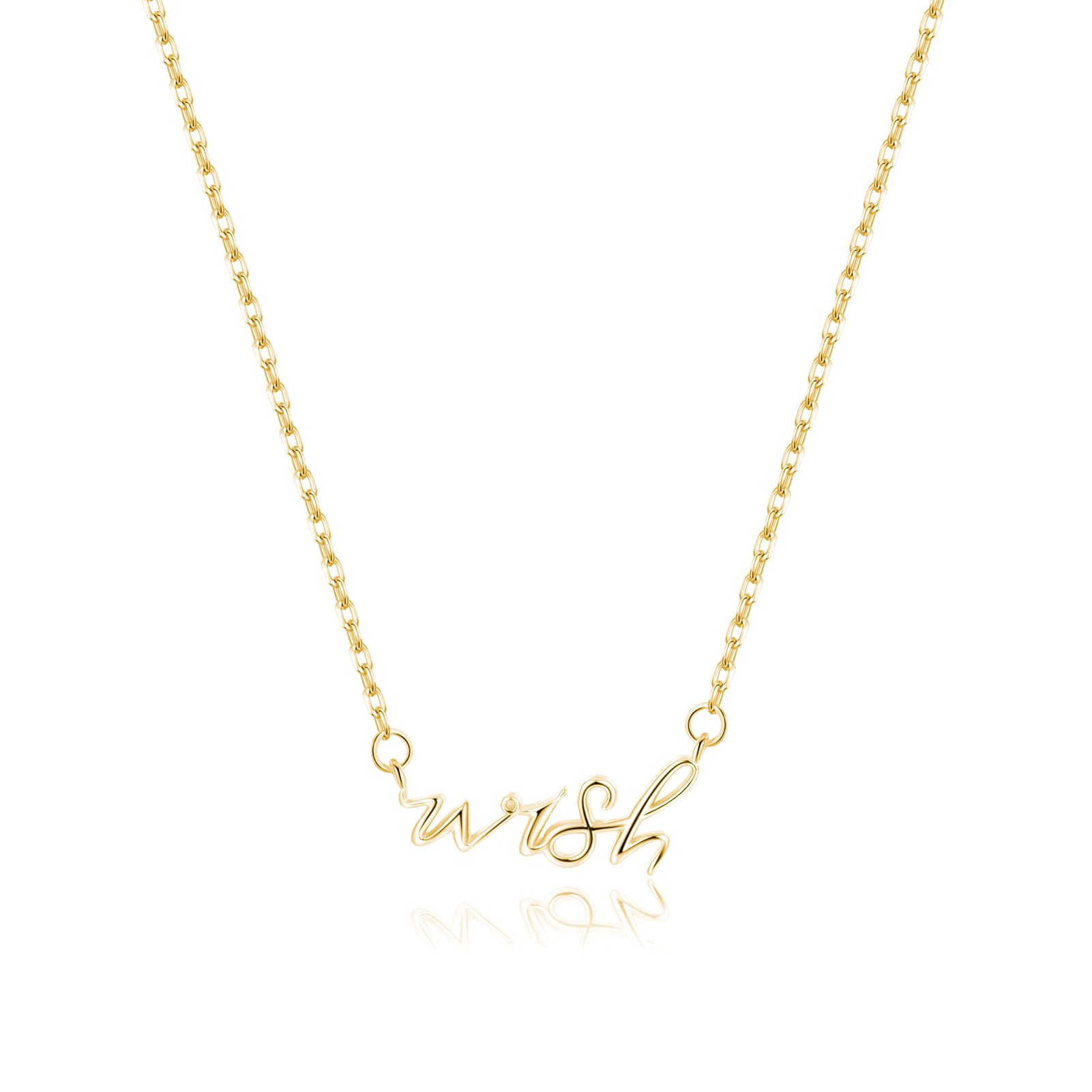 SLUYNZ Collana girocollo in argento Sterling 925 per donne, adolescenti, ragazze, con ciondolo con parole per lei compleanno anniversario