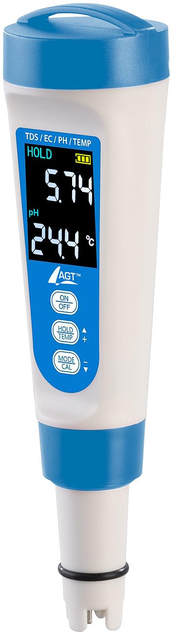 Digitales 4in1-Wasserqualitäts-Messgerät pH Tester mit LCD-Display IP55 für Pool