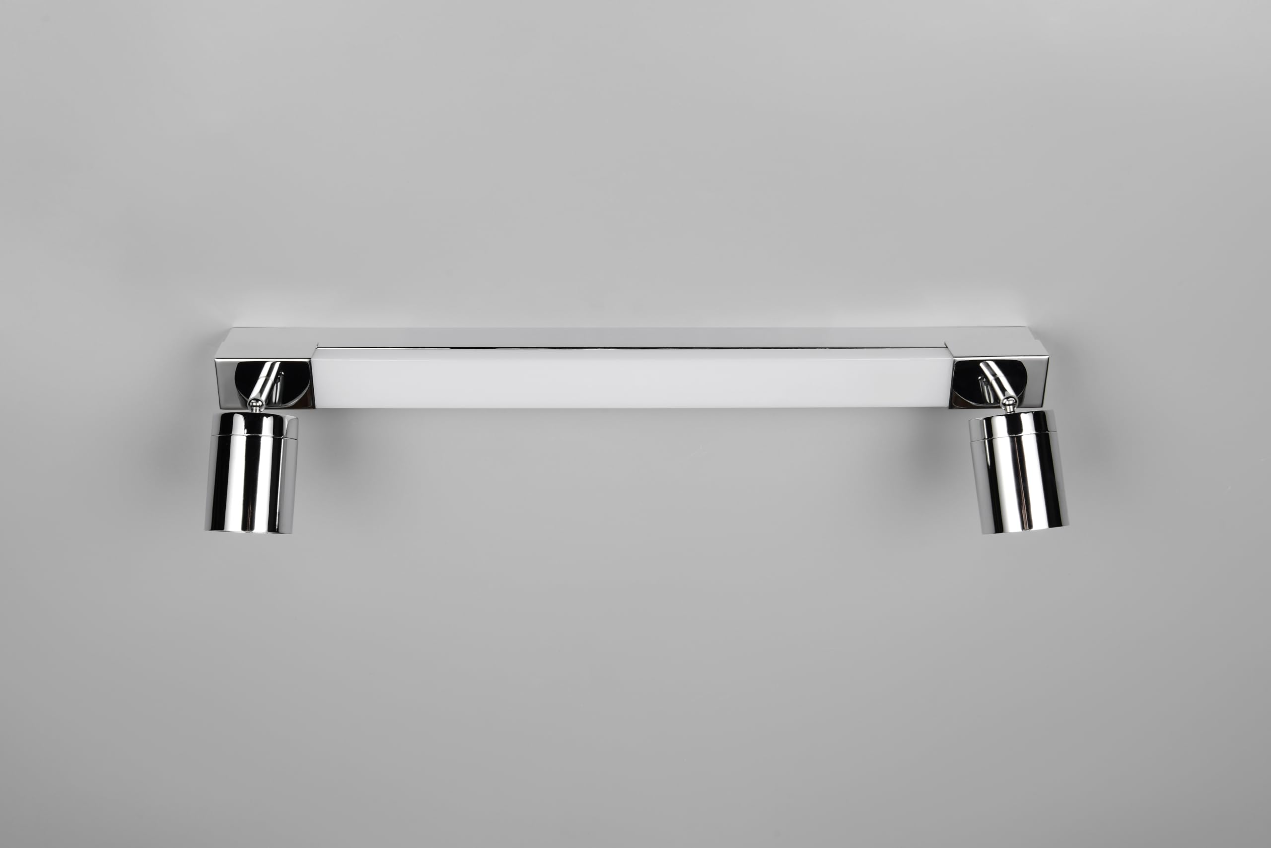 Trio Leuchten Aplique de baño LED ENRICO 281470306, metal cromado, 6,5 vatios LED, excl. 2x GU10, color de luz ajustable