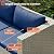 VONZOY Patio Furniture Set, 7-Piece Outdoor Sectional All-Weather Wicker Patio Conversation Set for Backyard (Navy Blue Cushions with Grey Rattan)