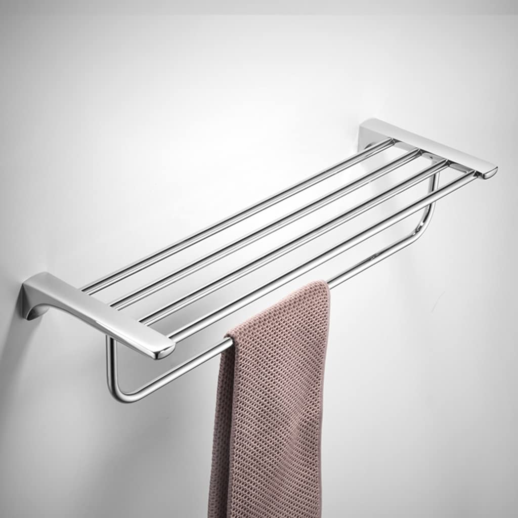 LMYSXAOZ LNNSHX Towel Racks,Towel Rail for Bathroom,Stainless Steel Bar Wall Mounted Bathroom Accessory Holder Rod Hand Holder/Bath Rack 60Cm/a (Towel a)