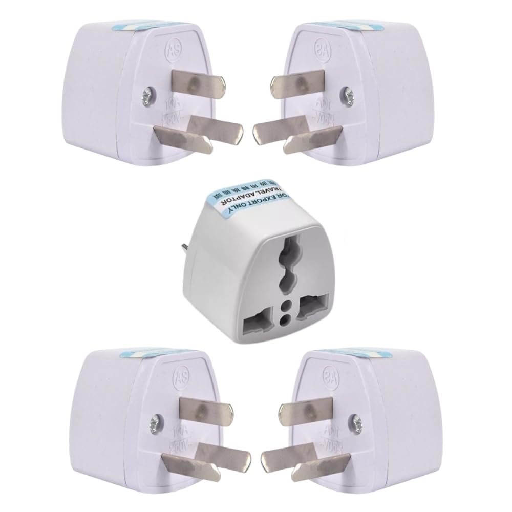 nirvair india to australia plug converter | international power socket for china, new zealand, argentina, fiji universal socket | australian adapter for phones, laptops, chargers (5)