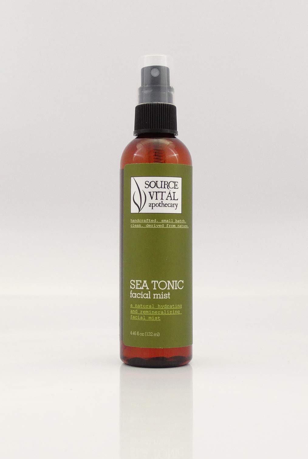 Sea Tonic by Source Vitál Apothecary | Natural Refreshing Facial Toning Spray for Remineralizing The Skin | Ideal Base to Set Makeup & Serum | Dry-Brush Hydrating Spray |(4.46 fl. oz.)