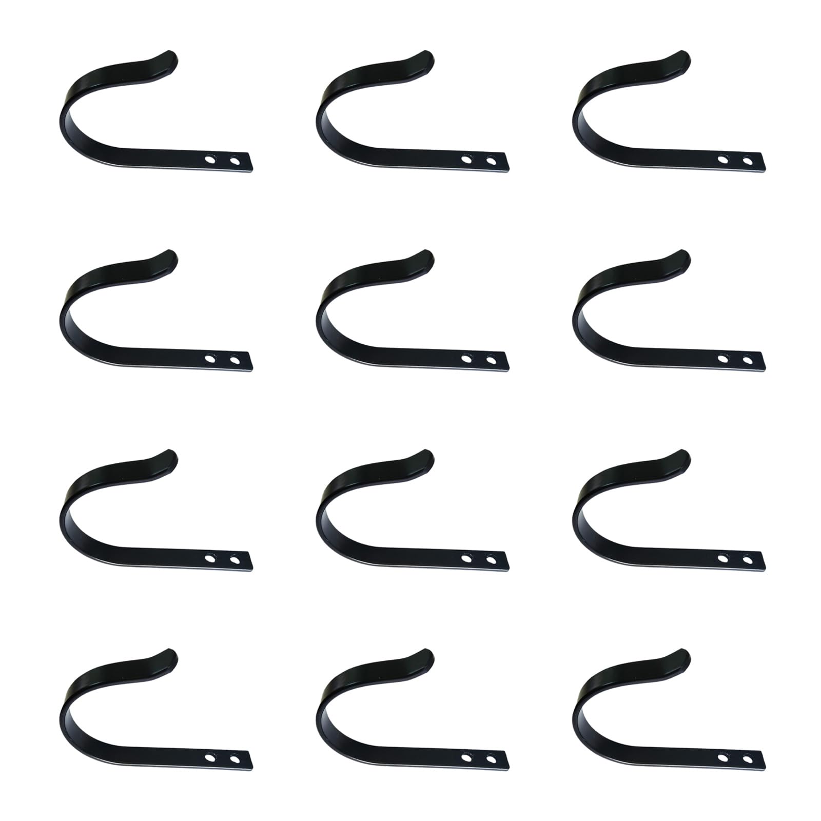 Cazstyk Multicolor 12Pcs Wall Mounted Coat Hook Metal Wall Hook Towel Hanger Screw In Coat Hat Hangers Hardware Enduring Screw In
