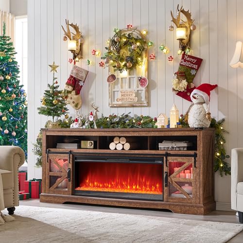 OKD Fireplace TV Stand for 85