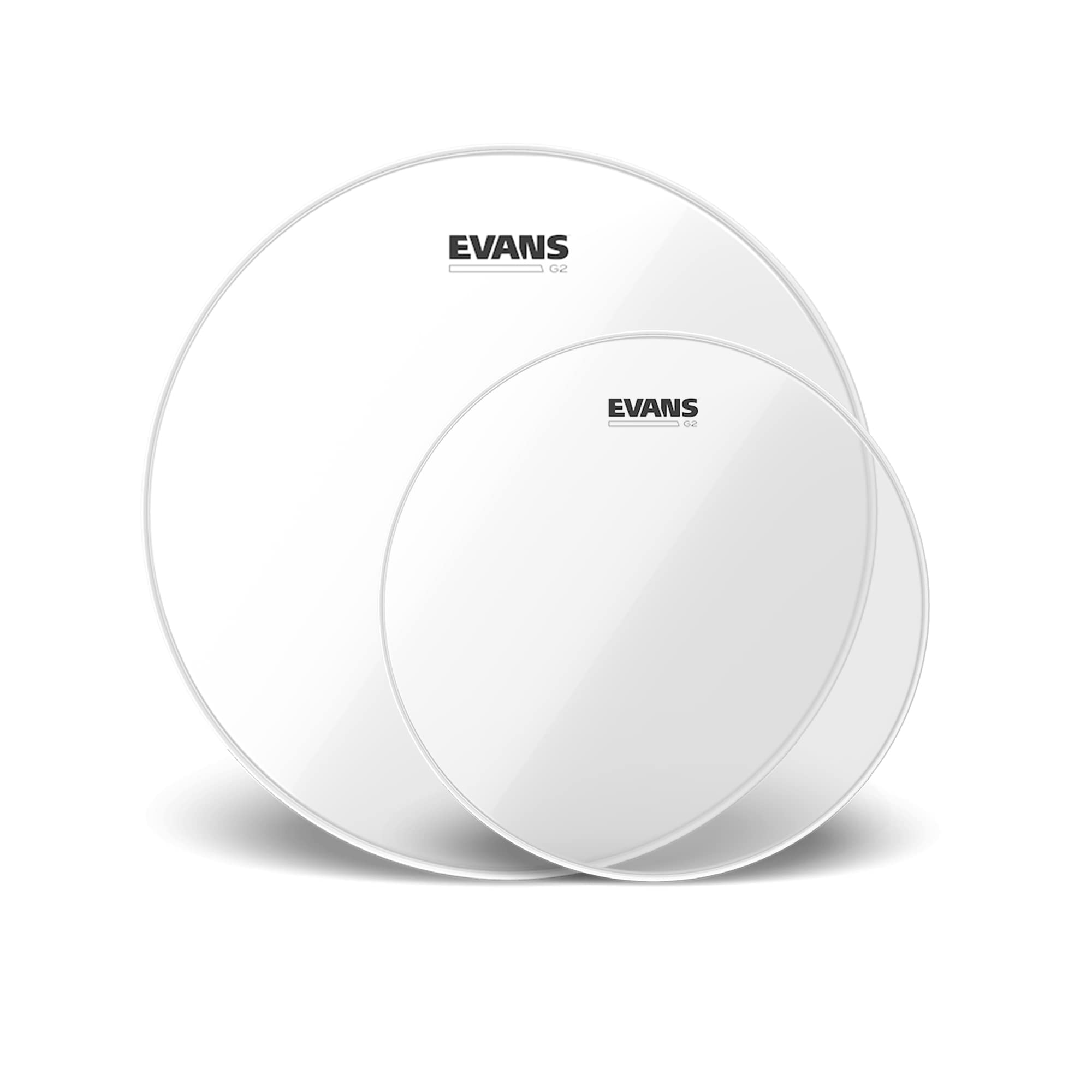 EVANS12/16 G2 Clear Drumhead (2 Pack Bundle)